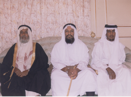 الشيخ حمد بن كلفوت بن كلوت والشيخ مبارك بن كلفوت بن كلوت والشيخ محمد بن صالح بن كلوت